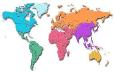 world map